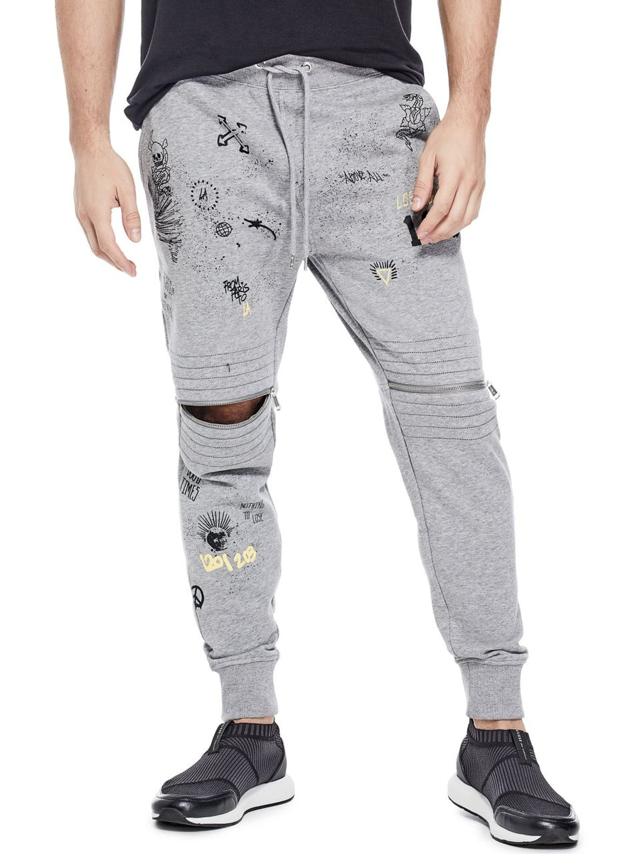 Roy Graffiti Moto Joggers