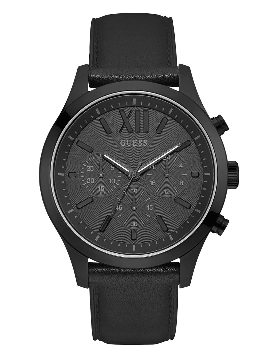 Black Chronograph Sport Watch